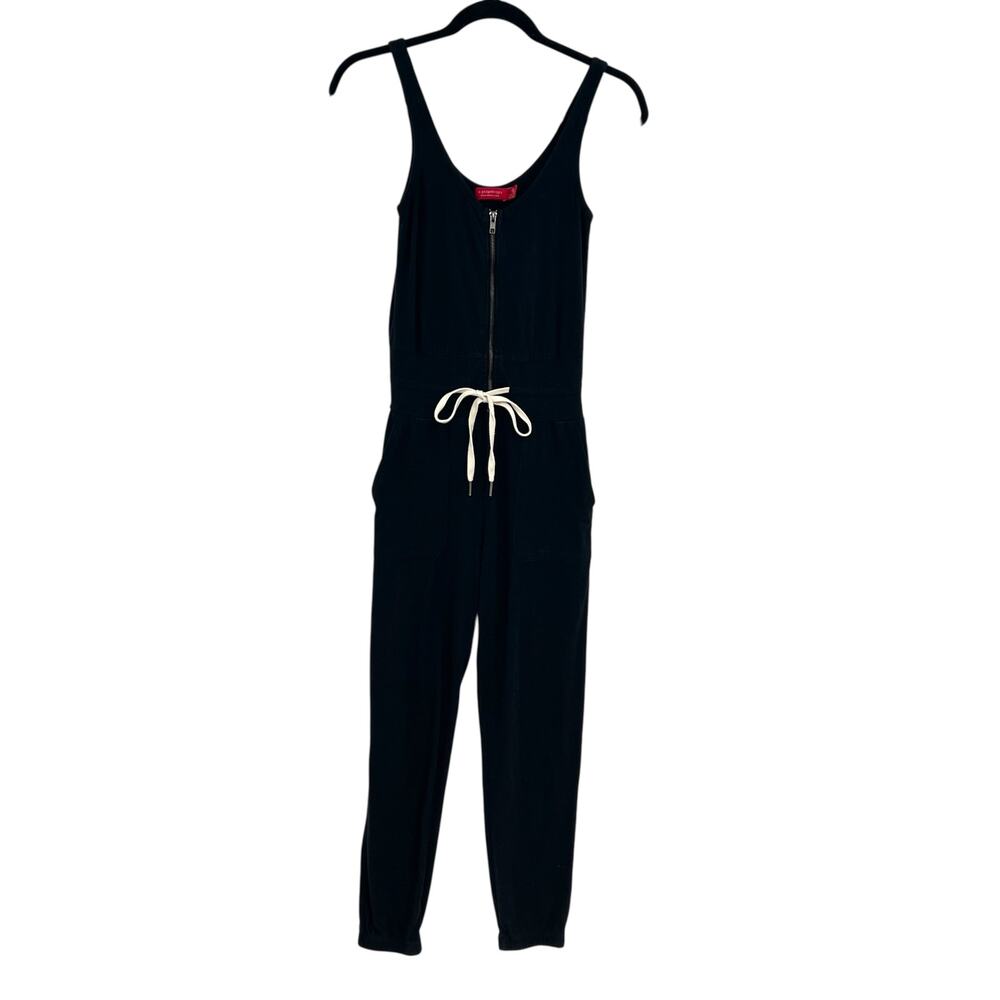 n:Philanthropy Griffith Jumpsuit‎ Zippered Drawstring-Waist Jogger Black Size XS - Picture 2 of 14